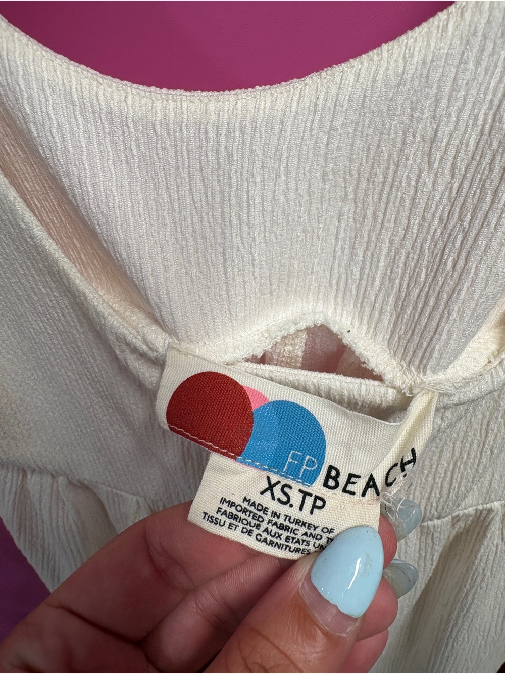 Fp Beach Free People Ivory White Reel Love Boho Midi Maxi Dress - Picture 3 of 4